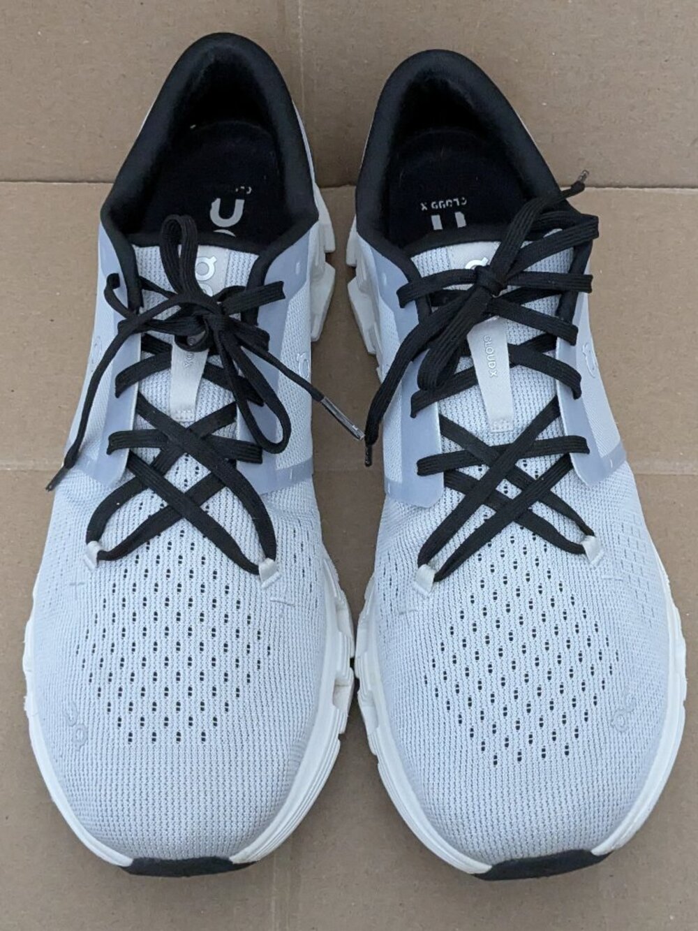 On Men's Sneaker Cloud X 4 3ME30041147 Glacier | Stone Size 14  . - Picture 4 of 15